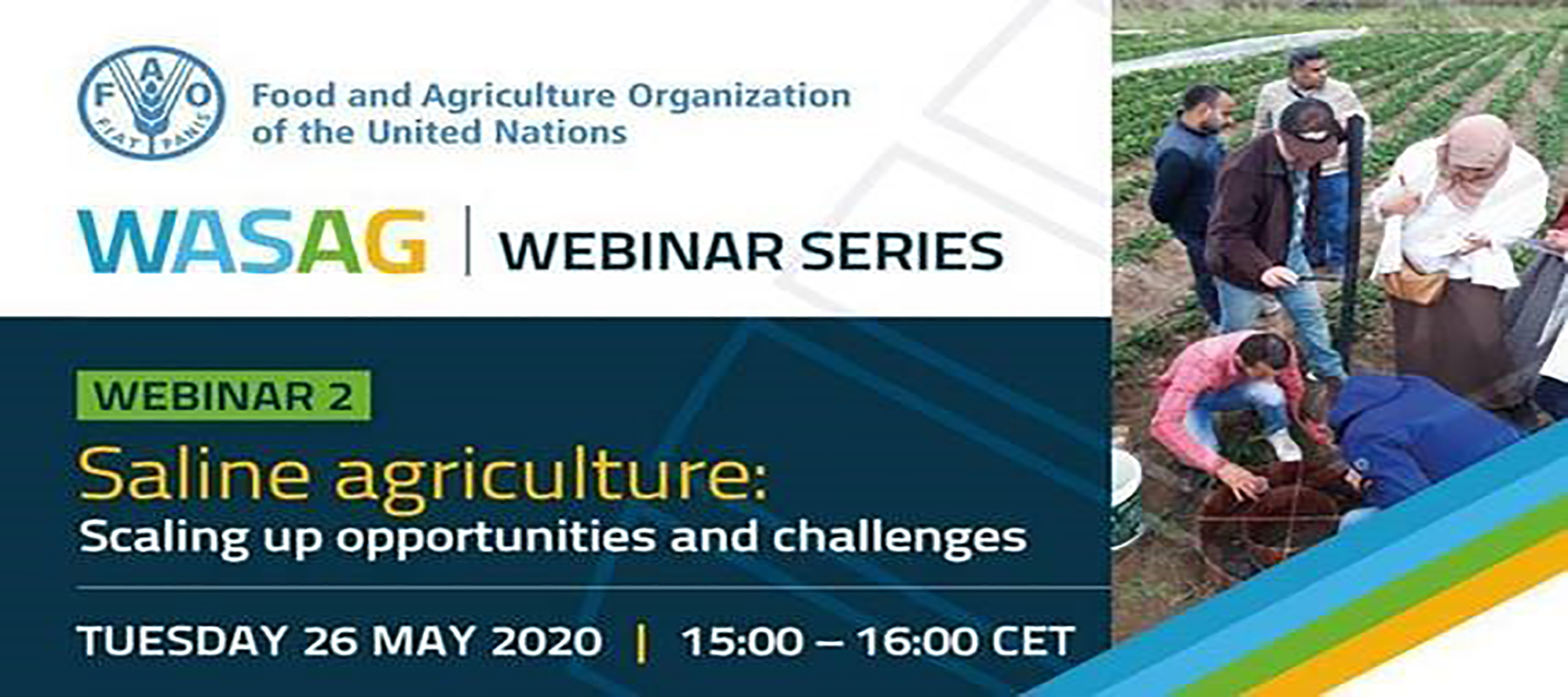 Webinar: Saline Agriculture: Scaling Up Opportunities and Challenges