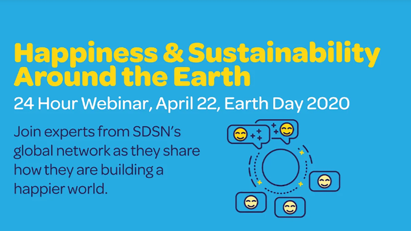 24 Hour Webinar: Happiness & Sustainability Around the Earth